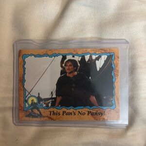 1991 Robin Williams in Hook Collectors Card. Mint. Topps Brand.